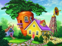 پس زمینه زیبای خونه هویجی